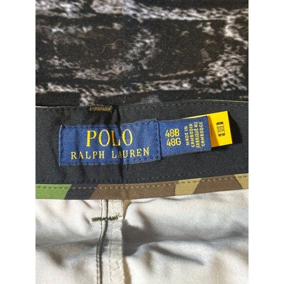 Polo Ralph Lauren Green Camo Performance All Day Beach Shorts, Size 48B, NWT - Picture 9 of 9